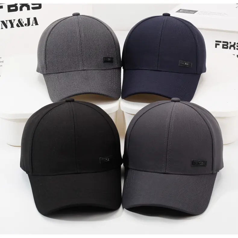 Navy Blue Baseball Cap for Men Middle Age Elderly — feature 8