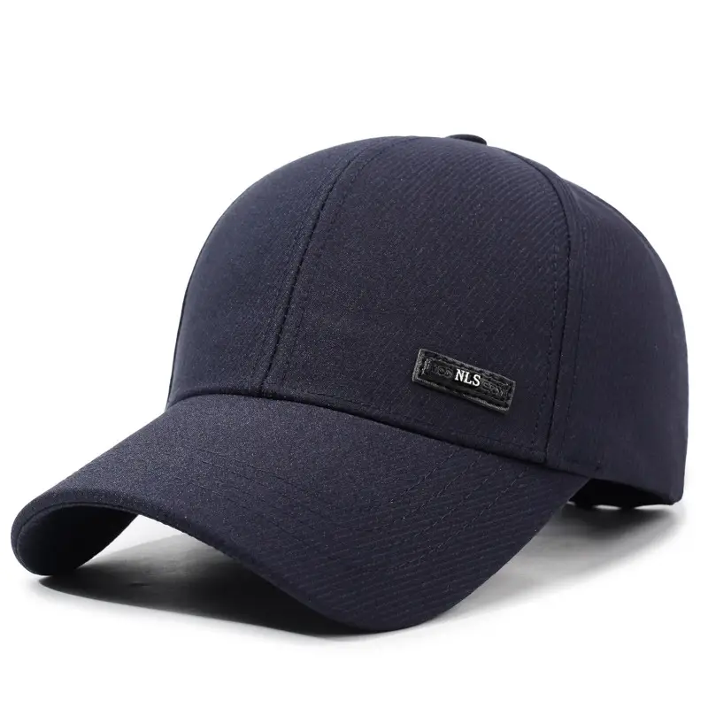 Navy Blue Baseball Cap for Men Middle Age Elderly - Image 4