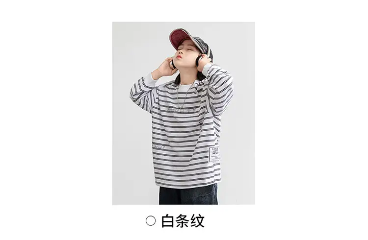 2026 Striped Cotton Long Sleeve T-Shirt for Boys — feature 10