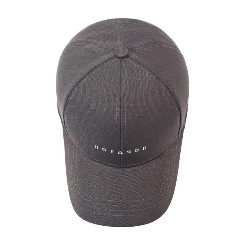 Men's Grey Cotton Baseball Cap with "NORSTON" Logo - Image 10