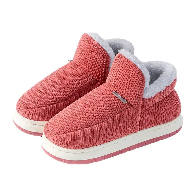 Winter Elderly Cotton Shoes with Heel, Cotton Slippers for Women, Winter Outdoor Thick-Soled Non-Slip Fleece-Lined Thickened Warm Cotton Shoes for Men - Image 10