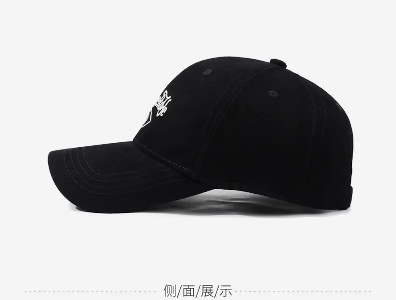 Black Waking Toe Baseball Cap for Women Men — feature 11