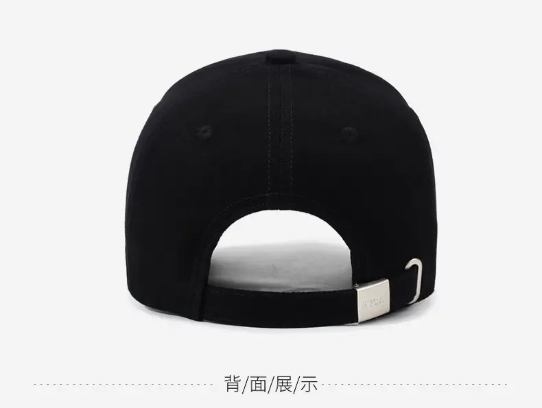 Black Waking Toe Baseball Cap for Women Men — feature 12