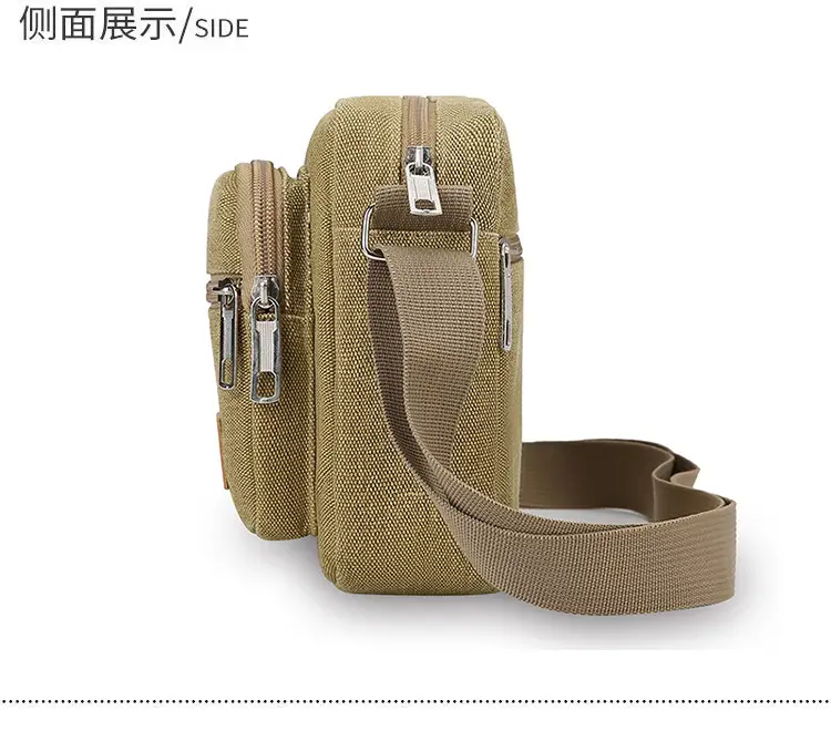 Men's Multi-Layer Shoulder Bag New Color Solid — feature 28
