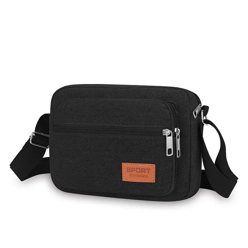 Men's Multi-Layer Shoulder Bag New Color Solid — feature 38