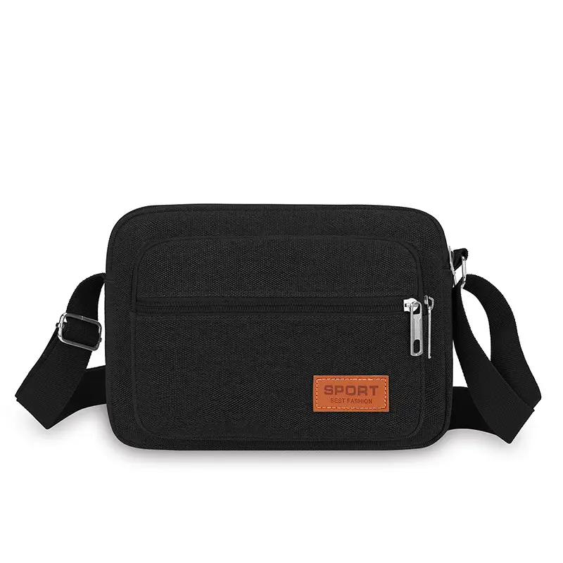 Men's Multi-Layer Shoulder Bag New Color Solid — feature 39