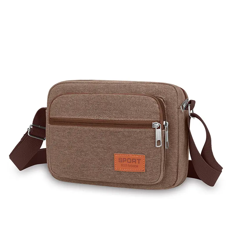 Men's Multi-Layer Shoulder Bag New Color Solid — feature 40