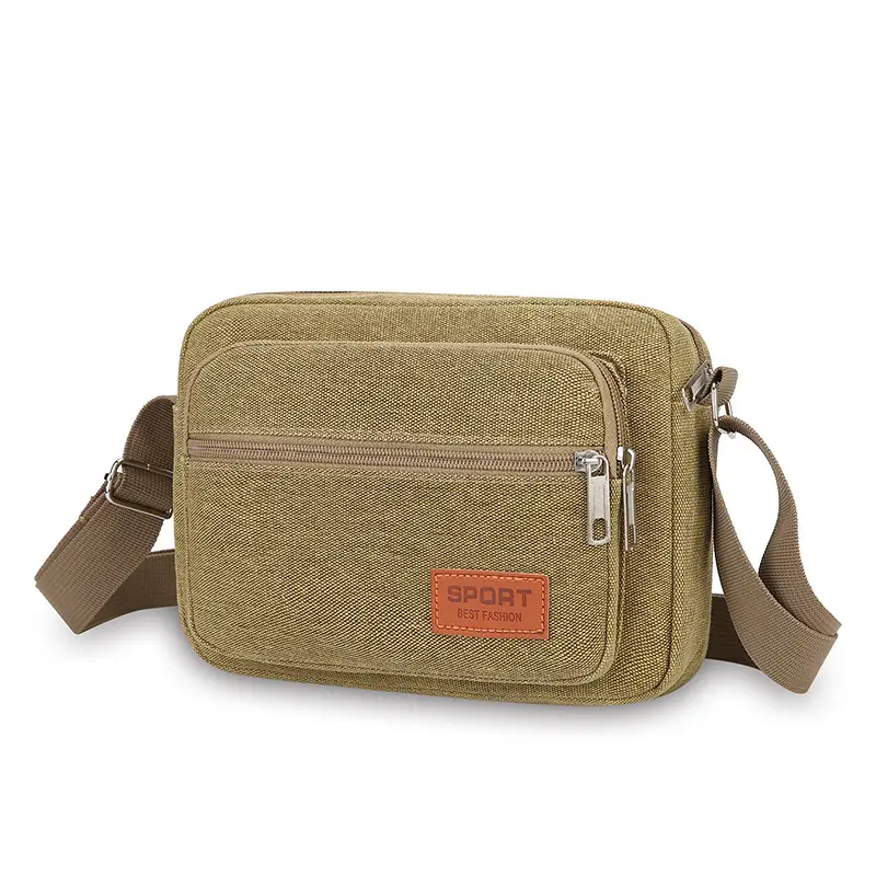 Men's Multi-Layer Shoulder Bag New Color Solid — feature 42
