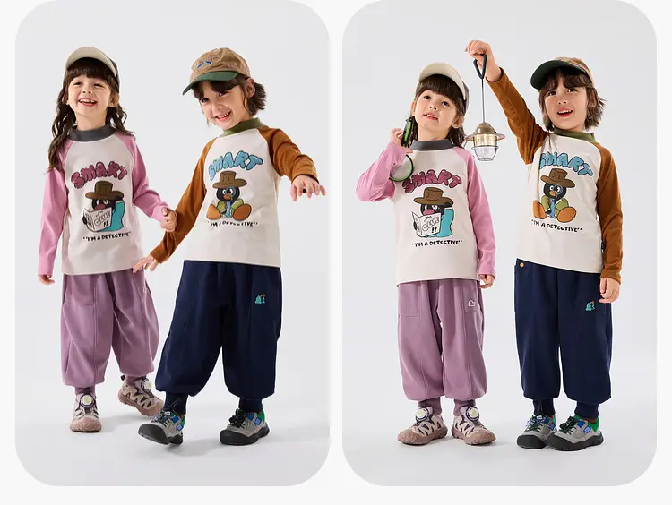 Duduia Kids Winter Long Sleeve T-Shirts Set — feature 11