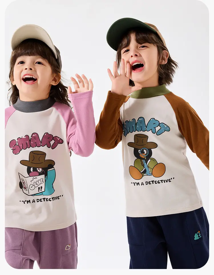 Duduia Kids Winter Long Sleeve T-Shirts Set — feature 14