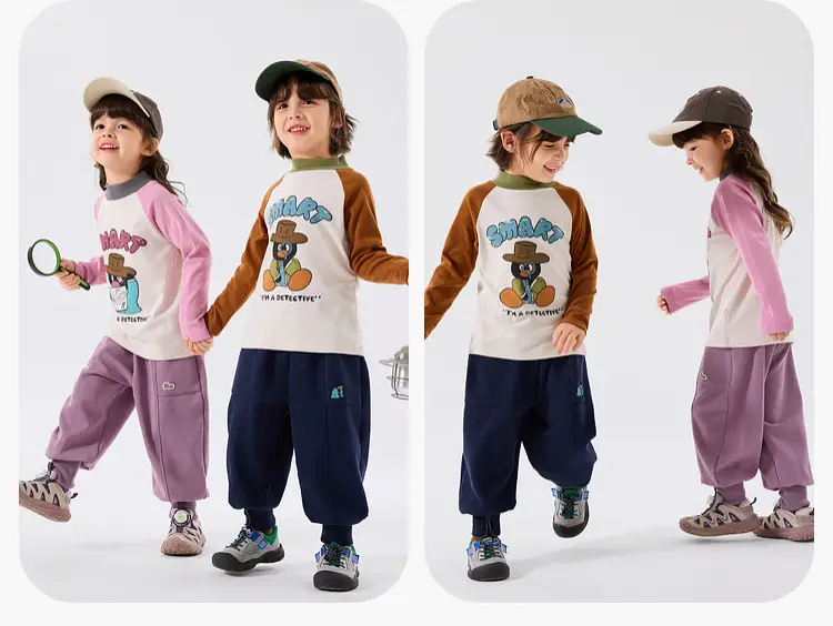 Duduia Kids Winter Long Sleeve T-Shirts Set — feature 15