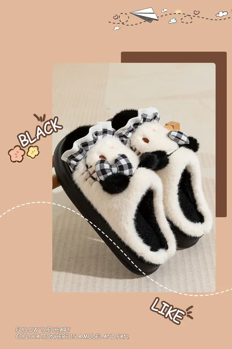 Cute Pink Kitten Cotton Slippers for Women Winter 2024 — feature 13
