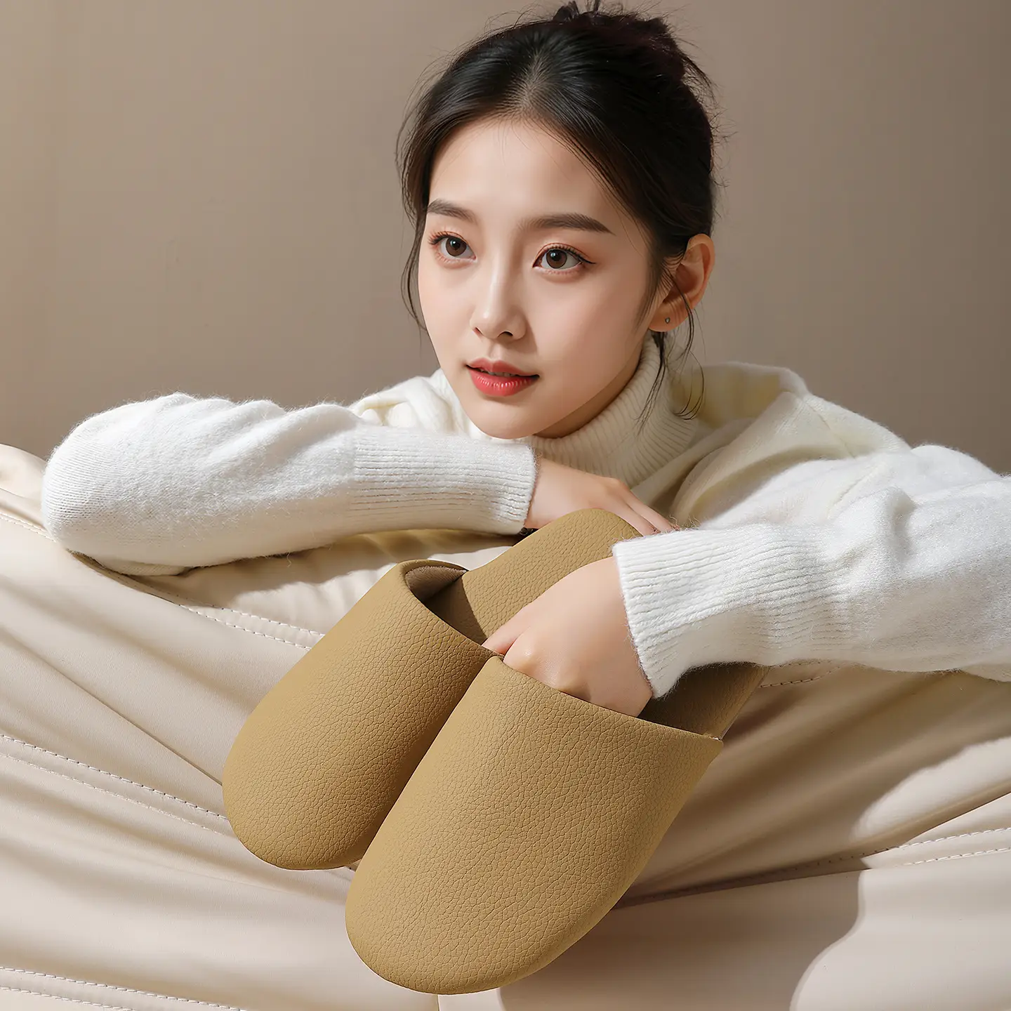 Warm Japanese Silent Slippers for Women Spring Fall 2025 - Image 9