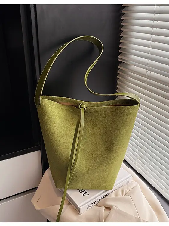 Retro Suede Shoulder Bag for Women Autumn Winter - Image 10