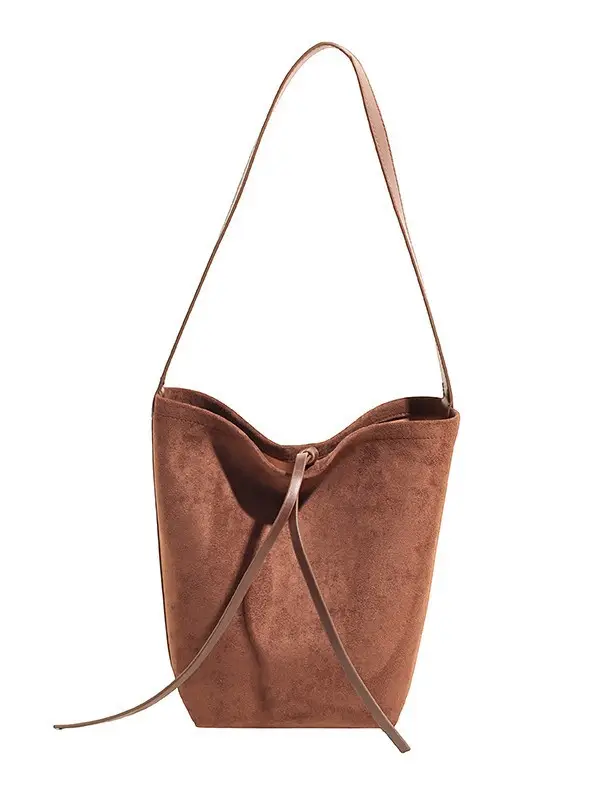 Retro Suede Shoulder Bag for Women Autumn Winter - Image 11