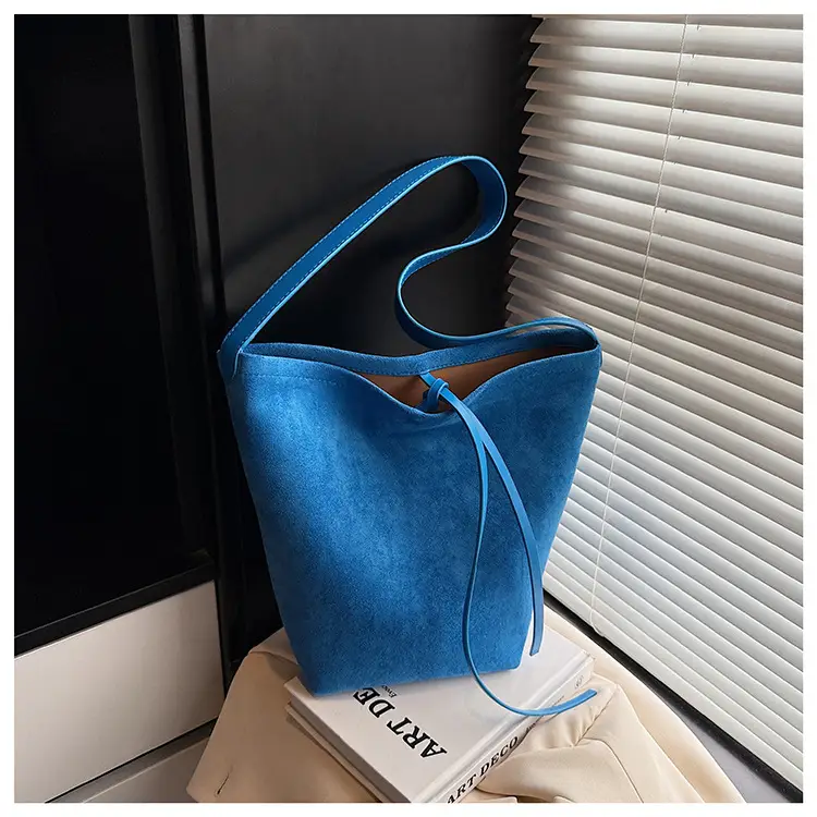 Retro Suede Shoulder Bag for Women Autumn Winter — feature 13