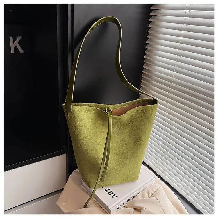 Retro Suede Shoulder Bag for Women Autumn Winter — feature 17