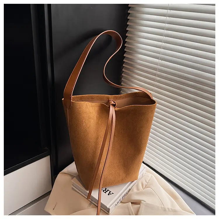 Retro Suede Shoulder Bag for Women Autumn Winter — feature 19