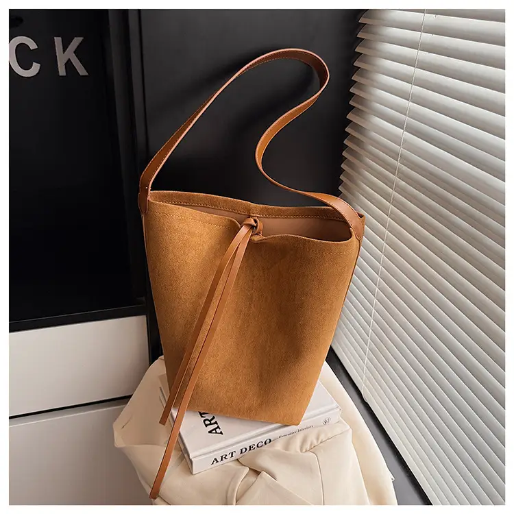 Retro Suede Shoulder Bag for Women Autumn Winter — feature 20