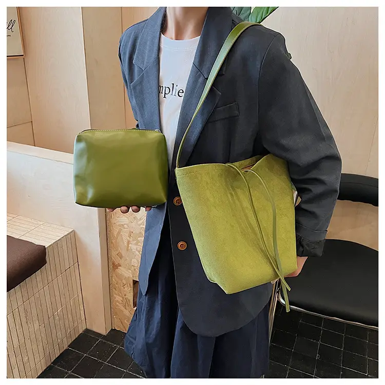 Retro Suede Shoulder Bag for Women Autumn Winter — feature 23