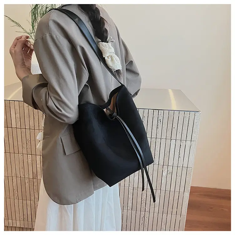 Retro Suede Shoulder Bag for Women Autumn Winter — feature 30