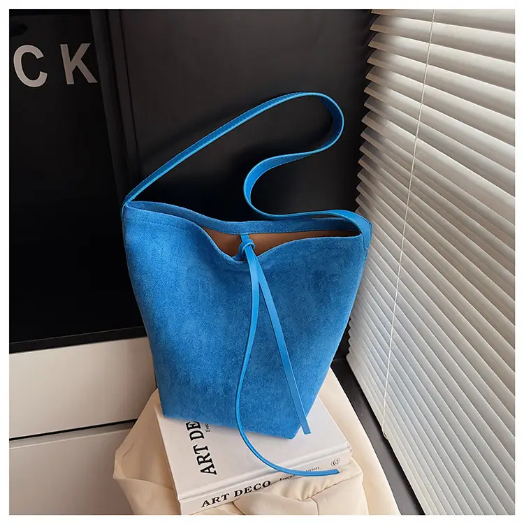 Retro Suede Shoulder Bag for Women Autumn Winter - Image 4