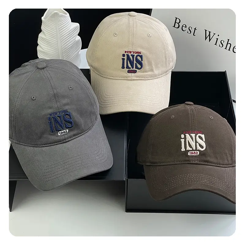 Women's Red "INS" Baseball Cap — feature 3
