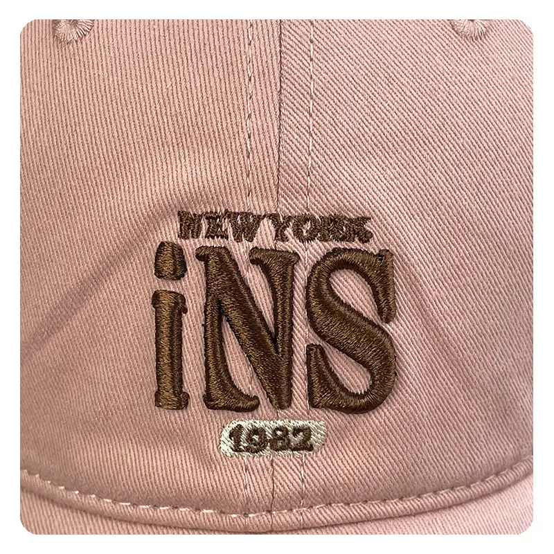 Women's Red "INS" Baseball Cap — feature 5