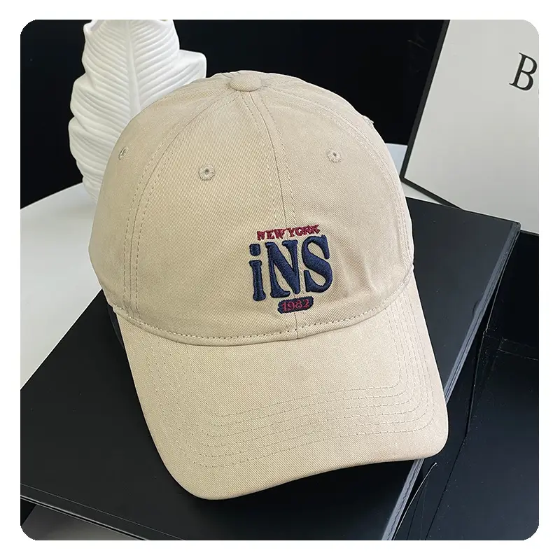 Women's Red "INS" Baseball Cap - Image 2