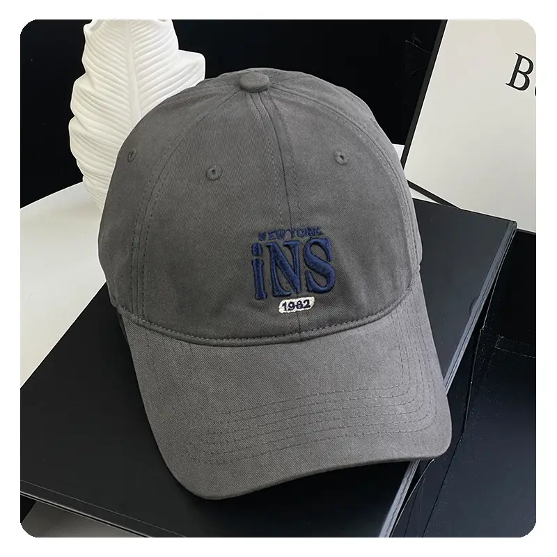 Women's Red "INS" Baseball Cap - Image 5