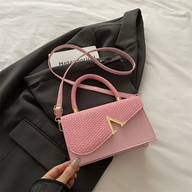Women Textured Shoulder Bags 2025 Autumn Stylish New Arrival - Image 2