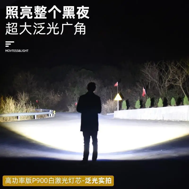 Ultra-Light Rechargeable Flashlight with Laser Beam & Long Range β feature 7