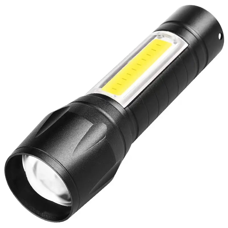 Ultra-Light Rechargeable Flashlight with Laser Beam & Long Range - Image 2