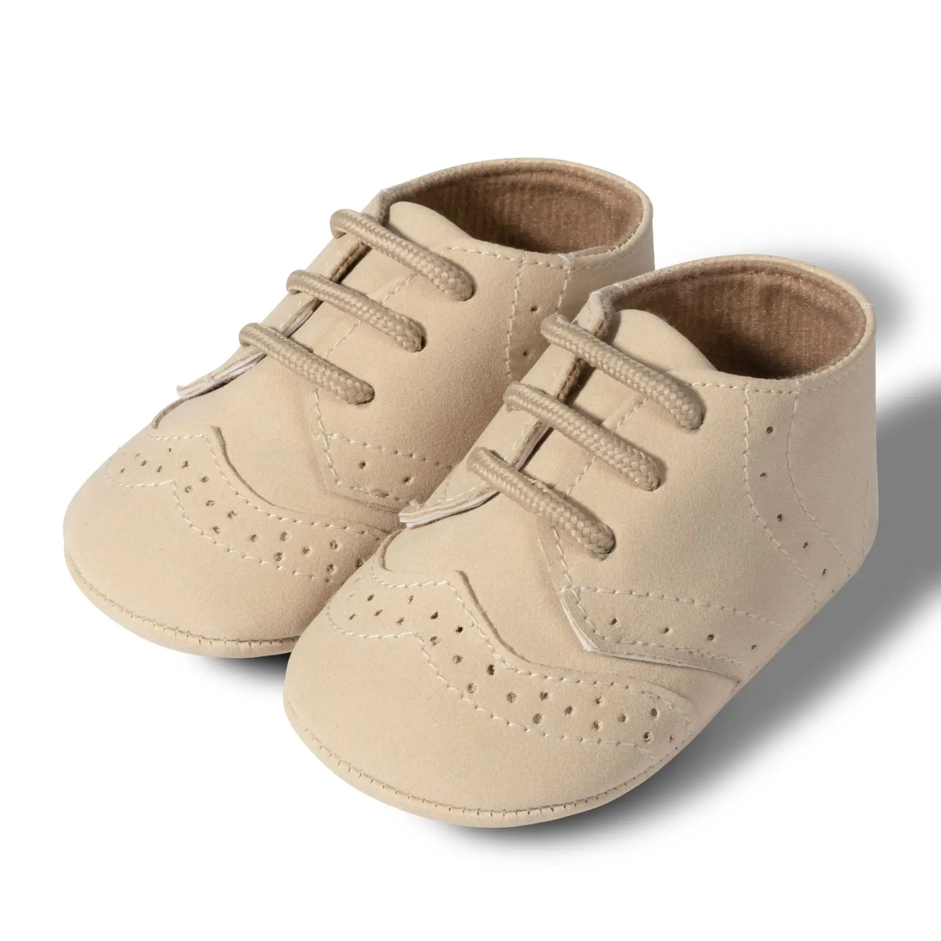 White PU Leather Baby Shoes for 0-12 Months
