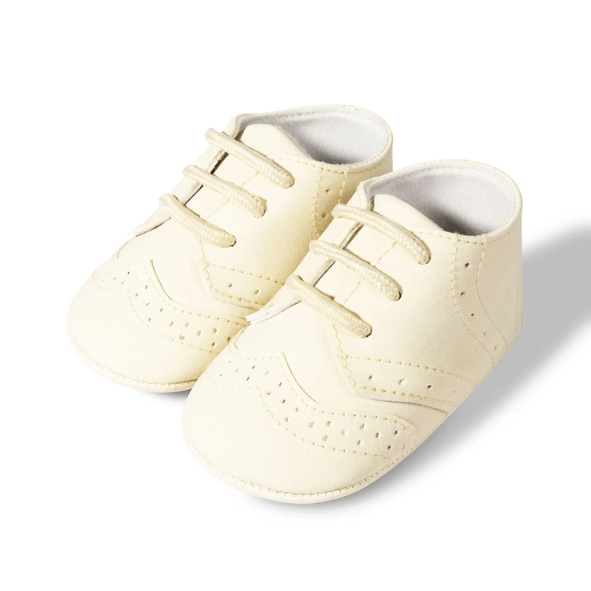 White PU Leather Baby Shoes for 0-12 Months
