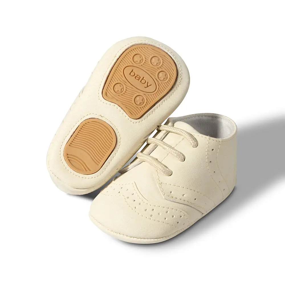 White PU Leather Baby Shoes for 0-12 Months — feature 5