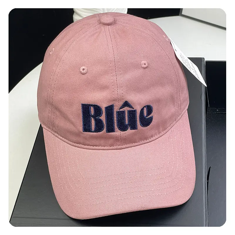 2025 Blue Letter Embroidered Baseball Cap for Women — feature 11