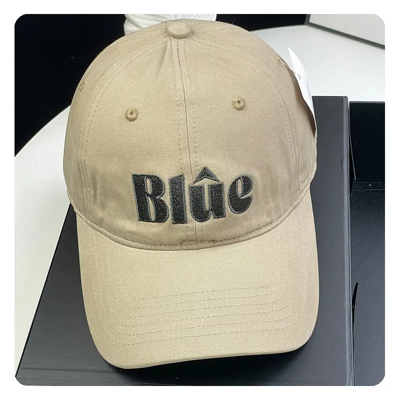 2025 Blue Letter Embroidered Baseball Cap for Women — feature 21