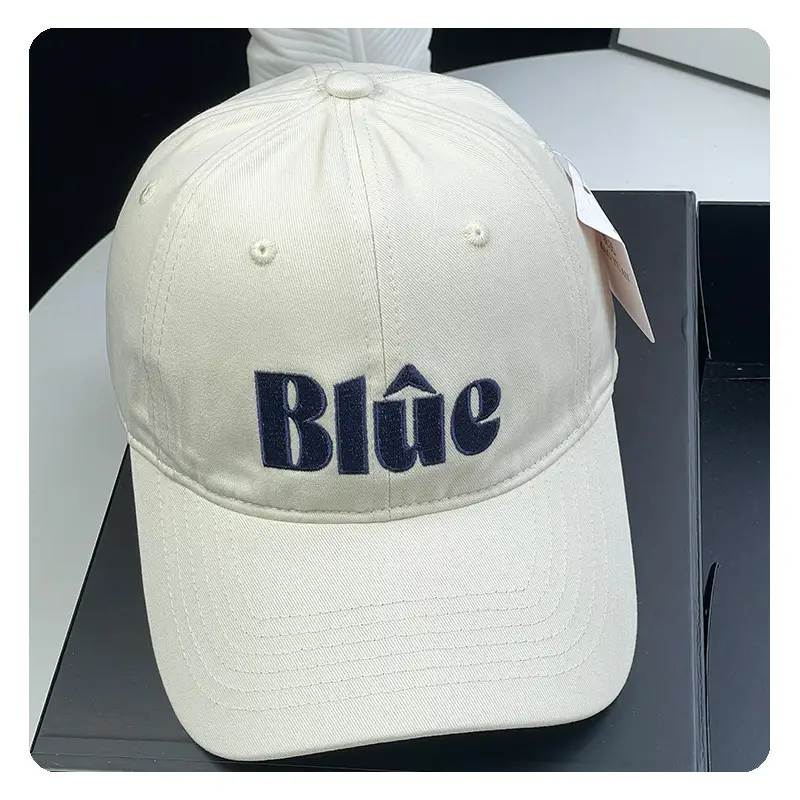 2025 Blue Letter Embroidered Baseball Cap for Women — feature 23