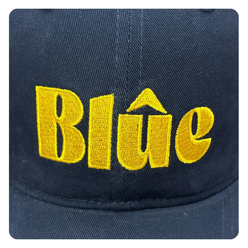 2025 Blue Letter Embroidered Baseball Cap for Women — feature 3