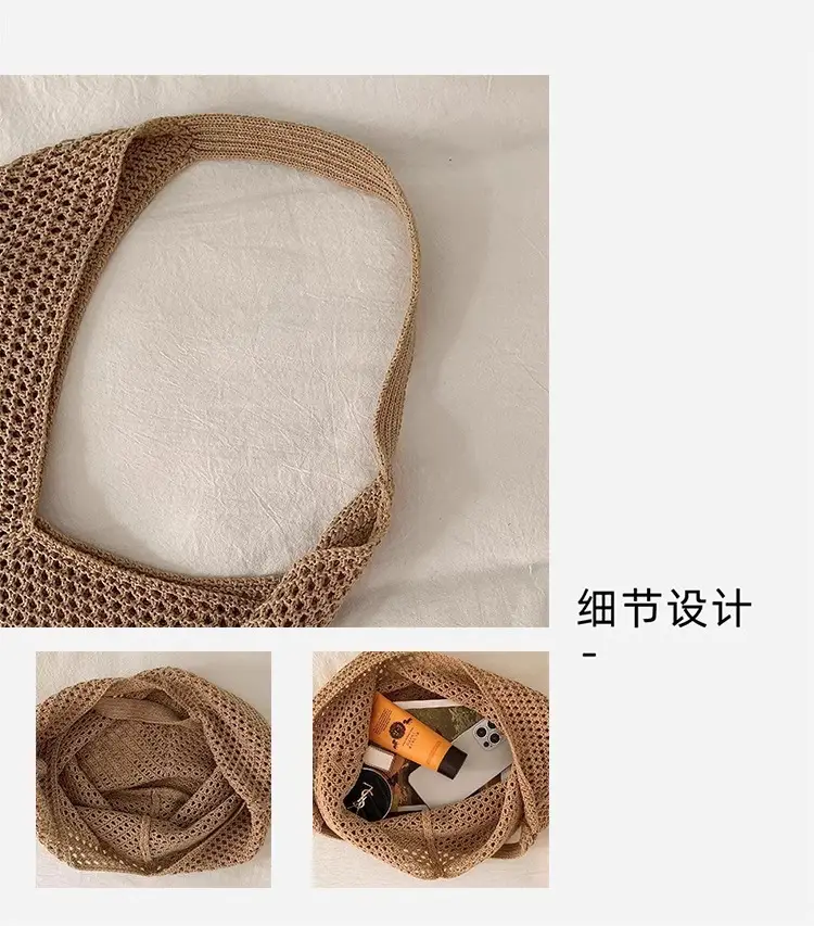 Women Knitted Cut Out Bag Summer 2025 — feature 2