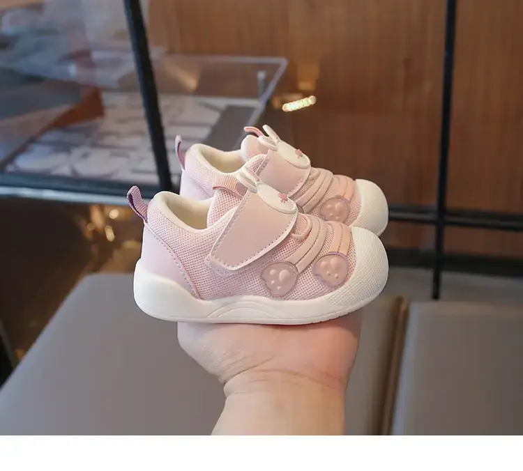 Baby Girls Pink Rabbit Soft Sole Shoes 0-2Y — feature 12