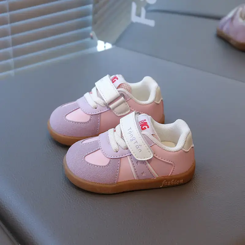Baby Sneakers Pink Soft Sole Casual Toddler Wear