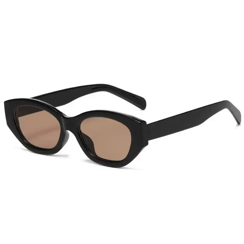 Women Retro Cat-Eye Sunglasses High-End Polygonal Face Shape - Image 7