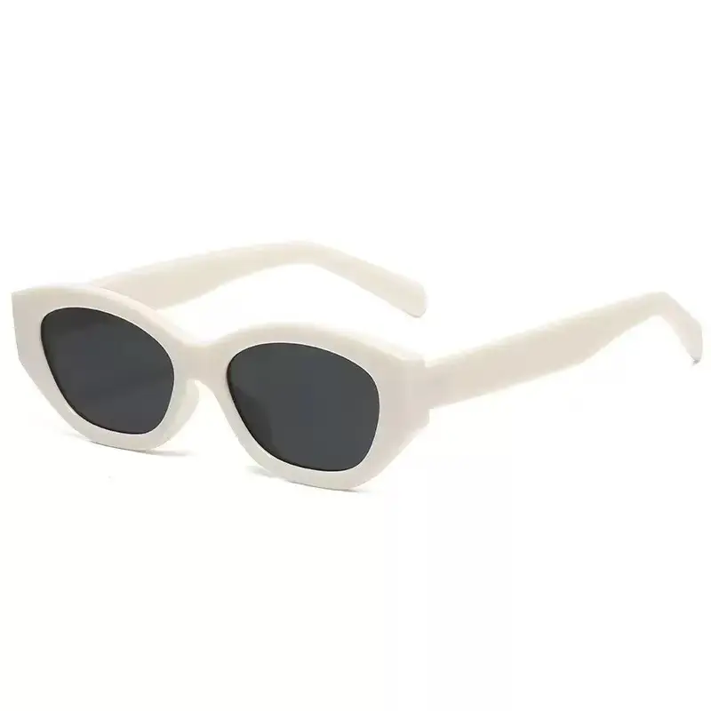 Women Retro Cat-Eye Sunglasses High-End Polygonal Face Shape - Image 3