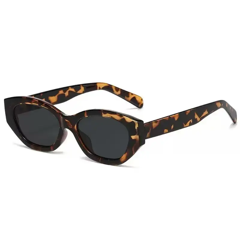 Women Retro Cat-Eye Sunglasses High-End Polygonal Face Shape - Image 4