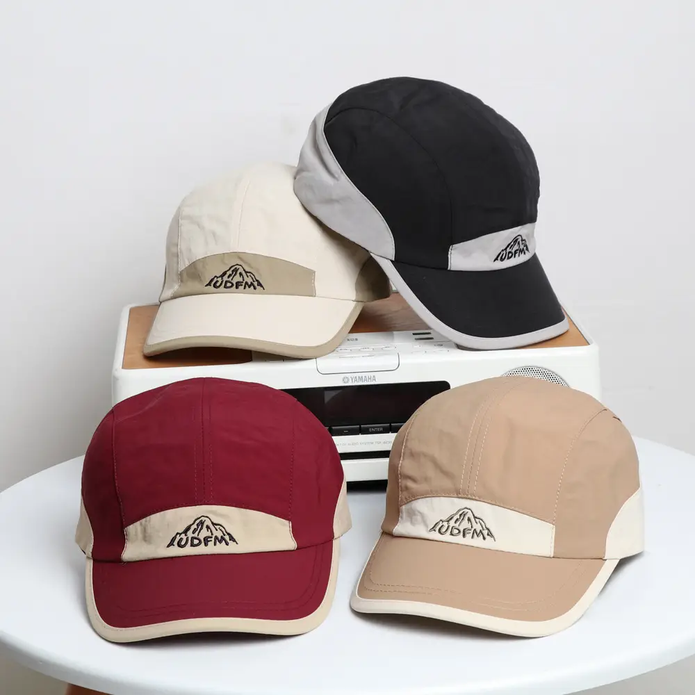 Men's Grey Logo Baseball Cap with Grey Trim