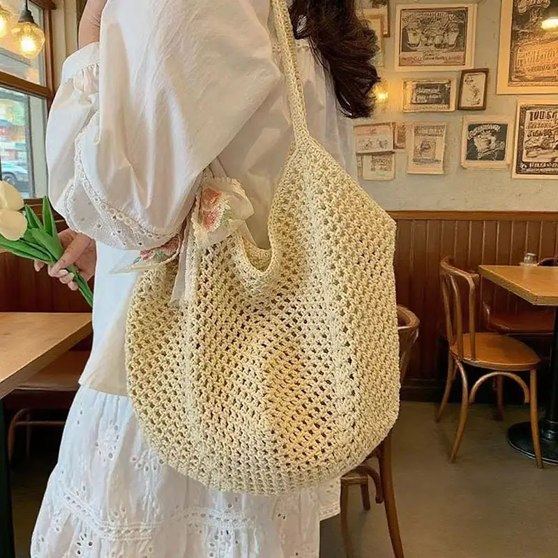New Cross-Border Amazon Cross-Body Women's Spliced Knitted Bag - Image 31