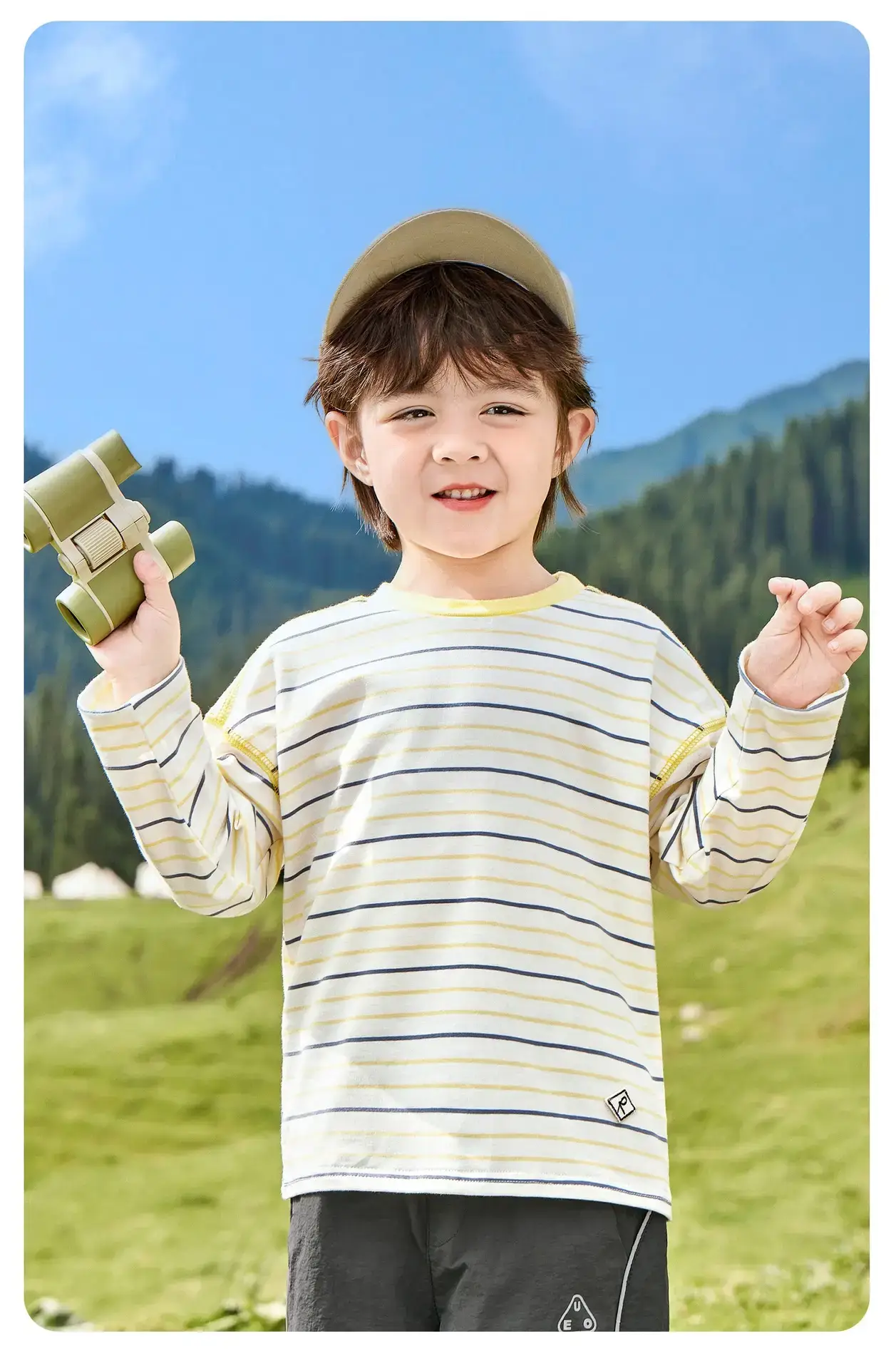 Right European Boys Striped Long Sleeve T-Shirt Autumn Wear — feature 17