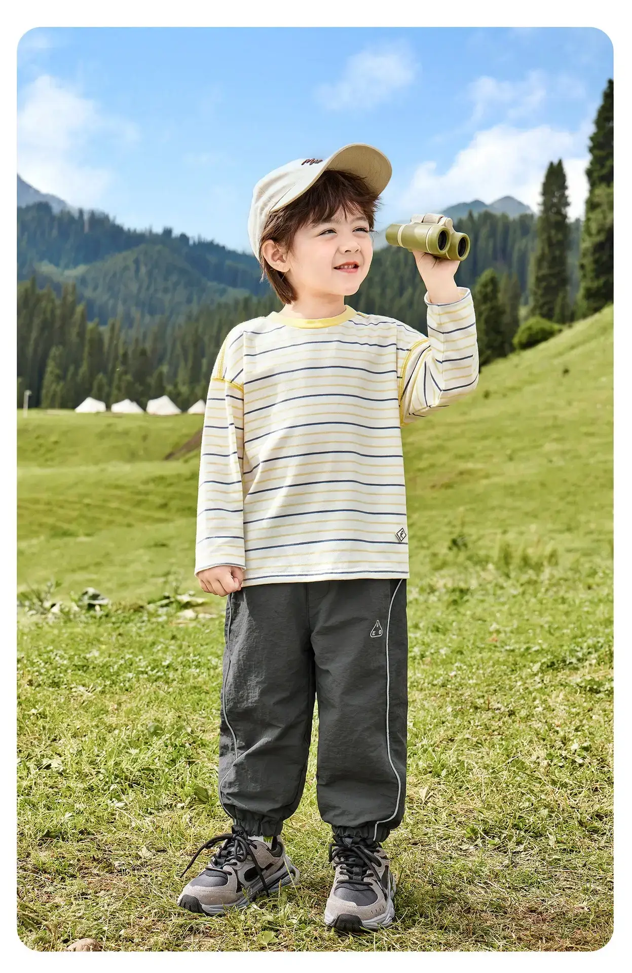 Right European Boys Striped Long Sleeve T-Shirt Autumn Wear — feature 19